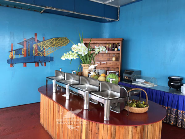 Revamped Facilities - Seaventures Buffet Table Area